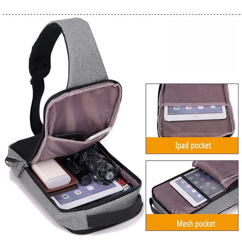 The Ultimate Anti-Theft USB Charging Chest Bag