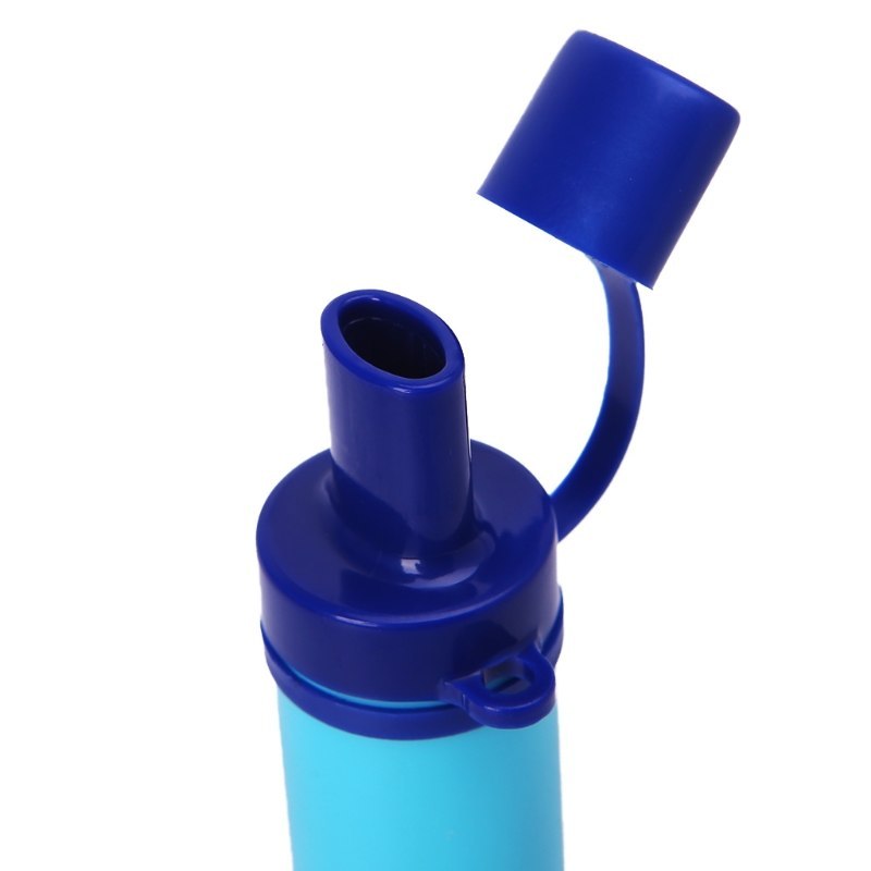 Water filter straw for hiking, travel, and survival - Forward