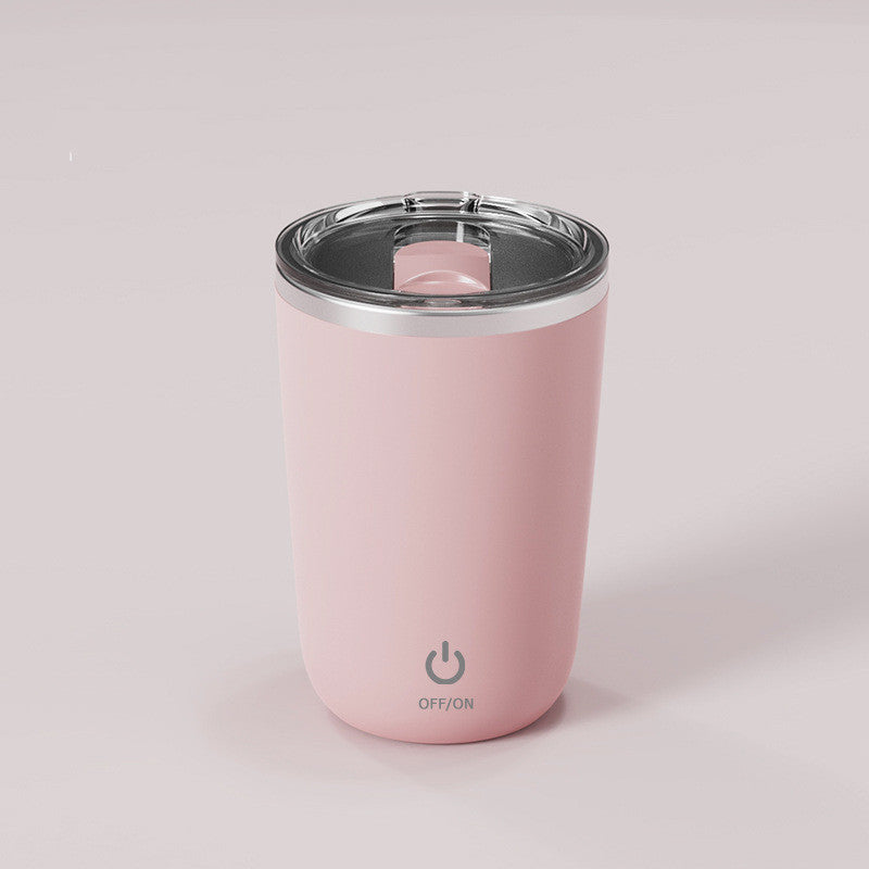Convenient self-stirring mug