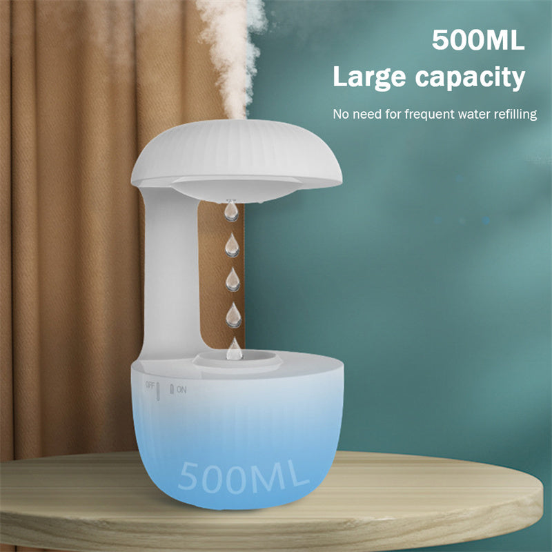 Anti-Gravity Air Humidifier; Silent Cool Mist for Home & Office - Forward