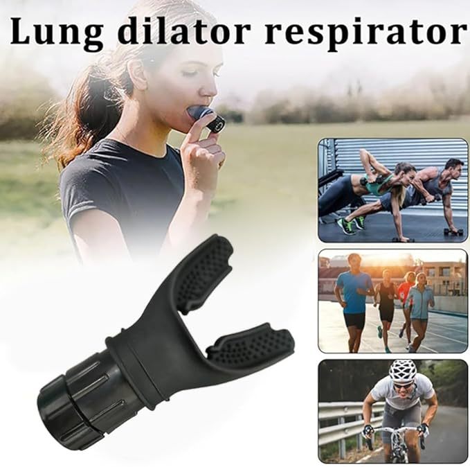 Breathing trainer; improve lung strength and endurance with every breath - Forward