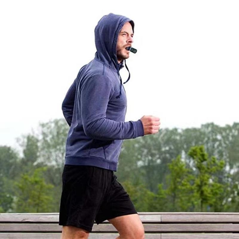 Breathing trainer; improve lung strength and endurance with every breath - Forward