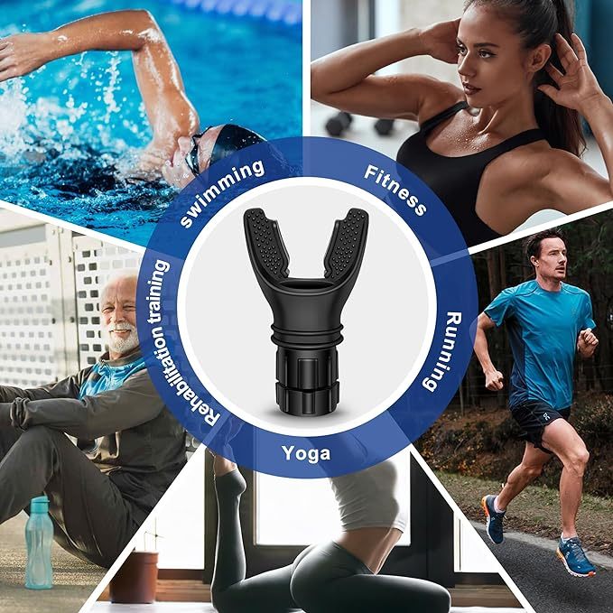 Breathing trainer; improve lung strength and endurance with every breath - Forward