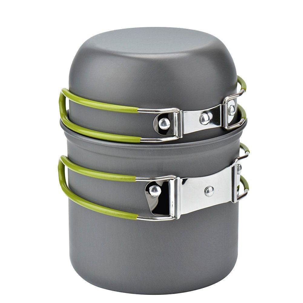 Camping Cookware Kit Outdoor Cooking Set Aluminum Equipment Outdoor Pot Travel Tableware Kitchen Hiking Picnic BBQ - Forward