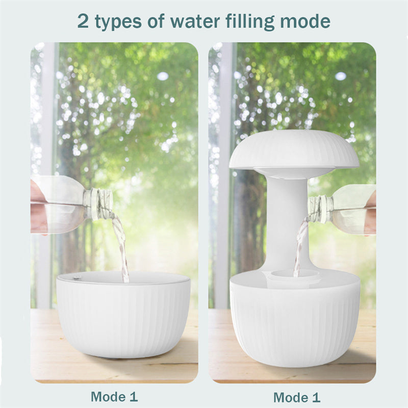 Anti-Gravity Air Humidifier; Silent Cool Mist for Home & Office - Forward